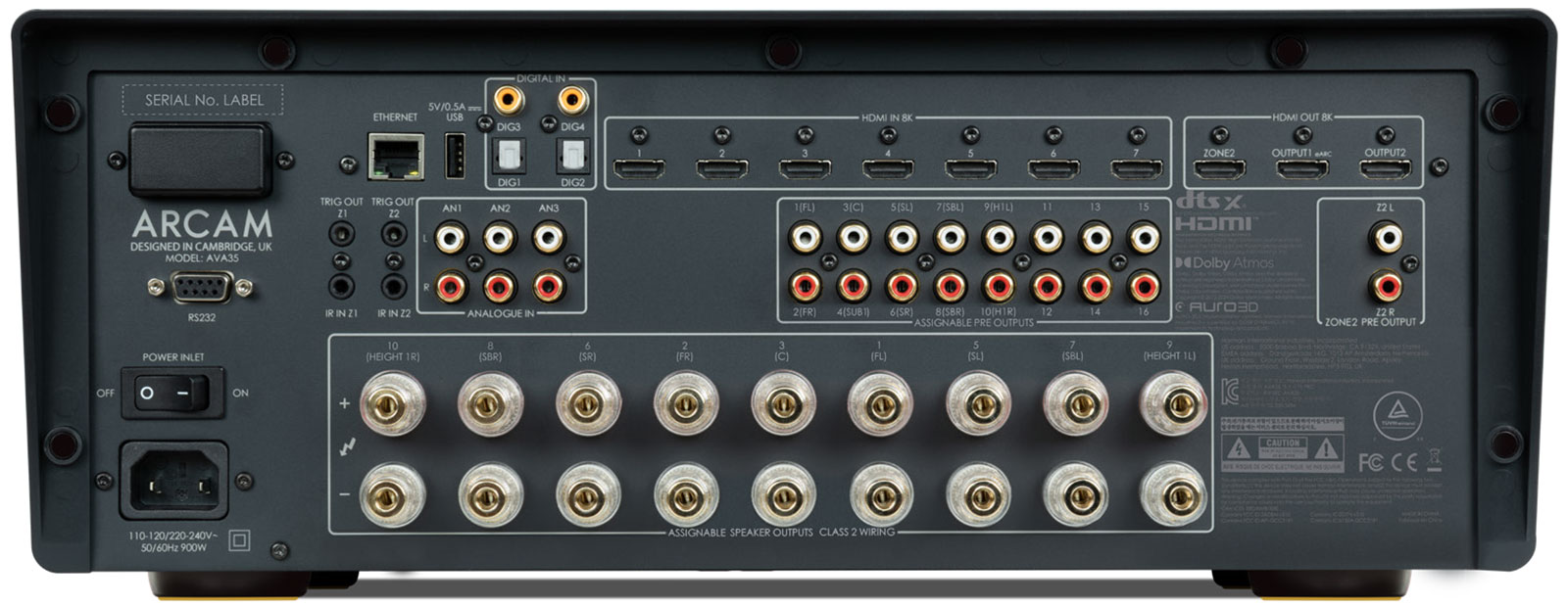 Złącza ARCAM AVA35
