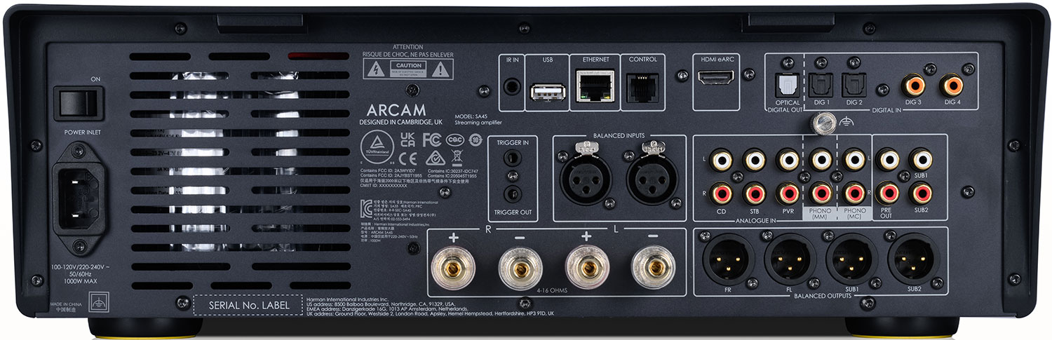 Złącza ARCAM SA45