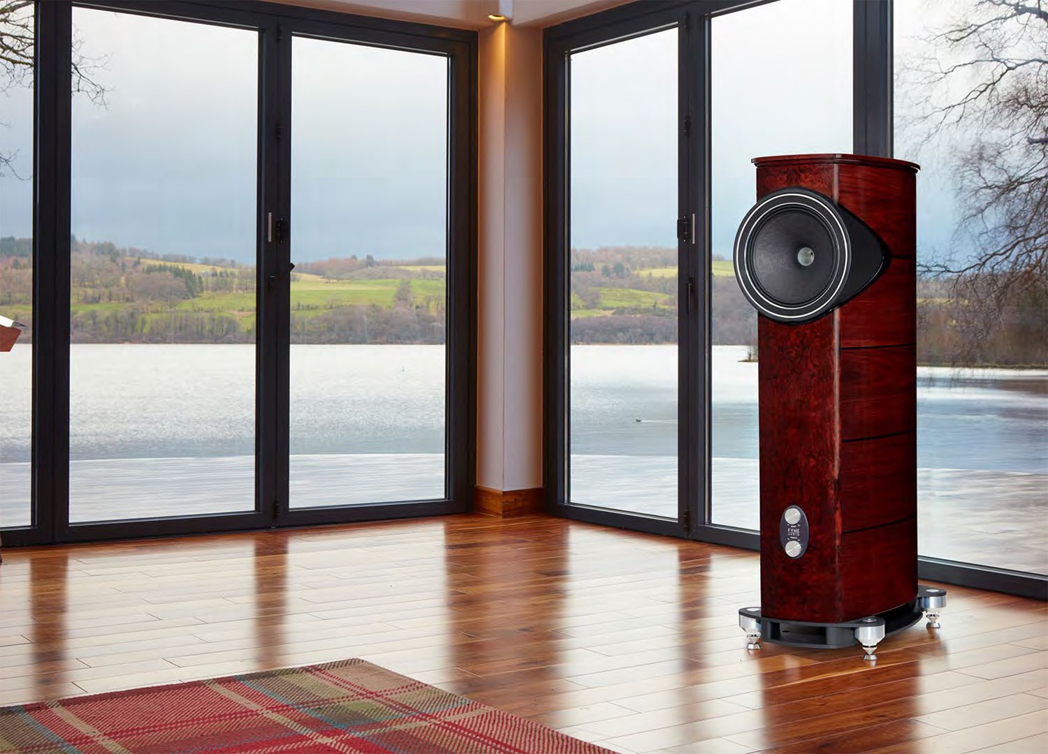 FYNE AUDIO F1-12S Piano Gloss Walnut