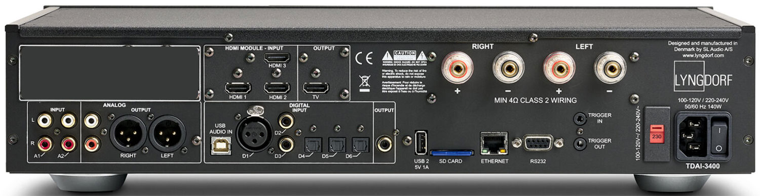 Złącza LYNGDORF TDAI-3400 HDMI