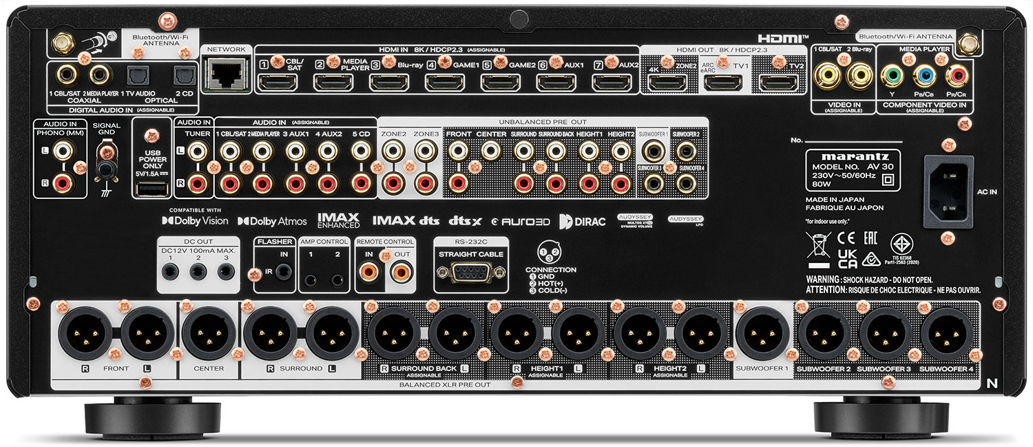 Złącza MARANTZ AV 30