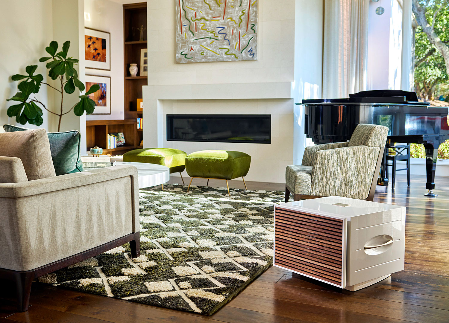 REL S850 Piano White