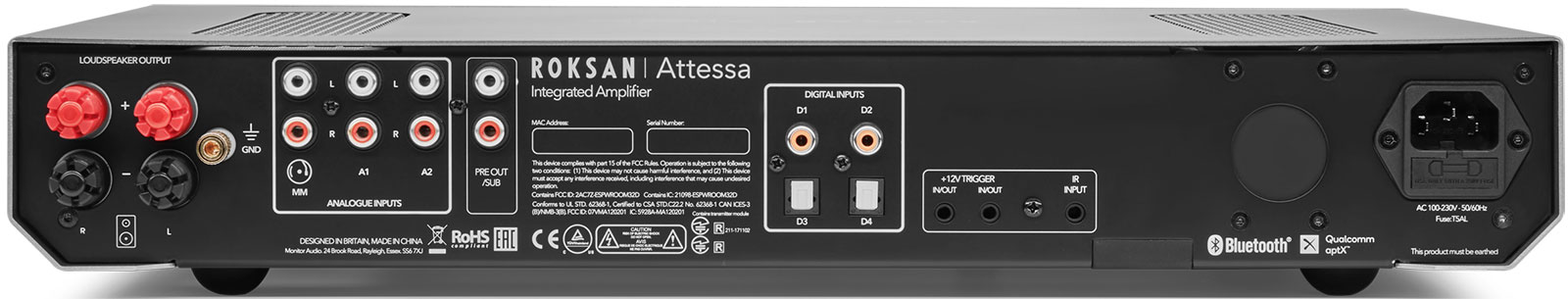 Złącza ROKSAN Integrated Amplifier