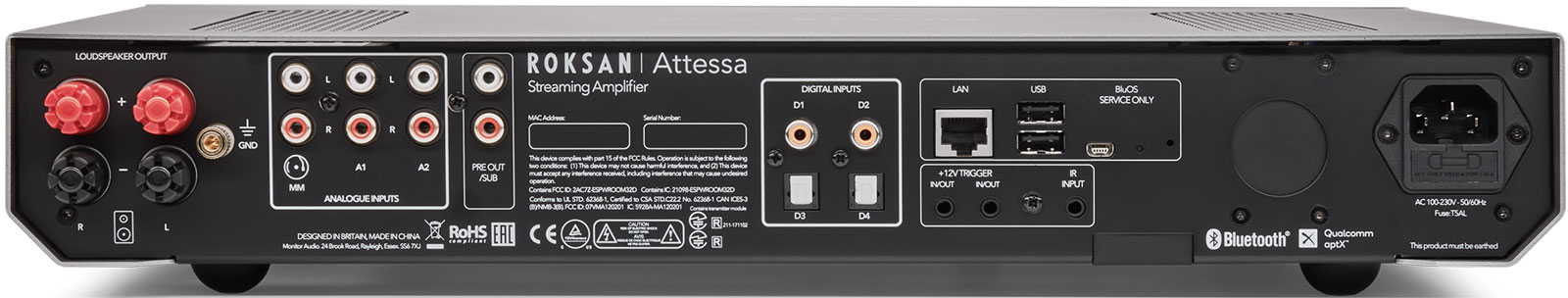 Złącza ROKSAN Streaming Amplifier