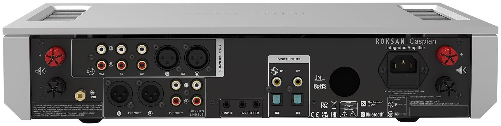 Złącza ROKSAN CASPIAN 4G Amplifier