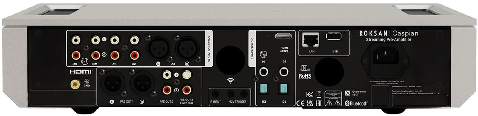 Złącza ROKSAN CASPIAN 4G Streaming Pre-Amplifier